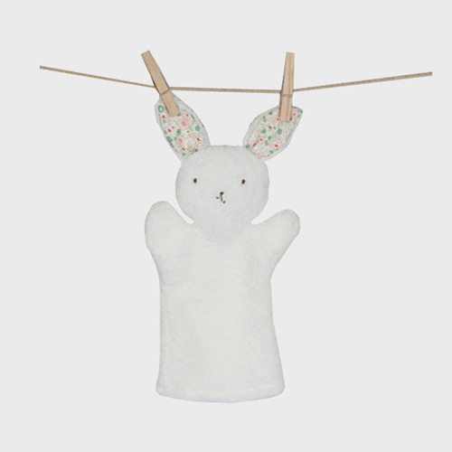 Bunny Puppet white